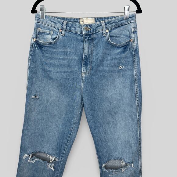 Free People Relaxed Girlfriend Jeans - Picture 2 of 5